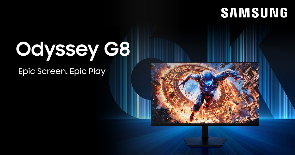 Samsung Odyssey G8 – Epic Screen. Epic Play.