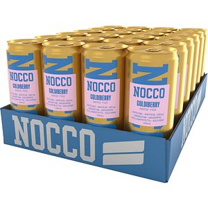 NOCCO Goldiberry energiajuoma, 330 ml, 24-pack