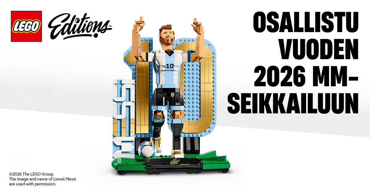 LEGO® Editions – Osallistu vuoden 2026 MM-seikkailuun