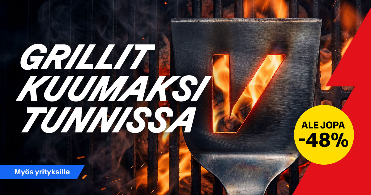 Grillit kuumaksi tunnissa