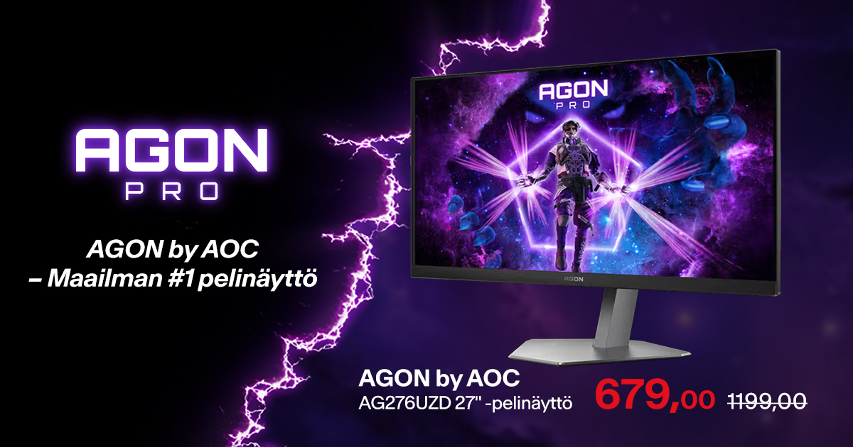 AGON by AOC – Maailman #1 pelinäyttö