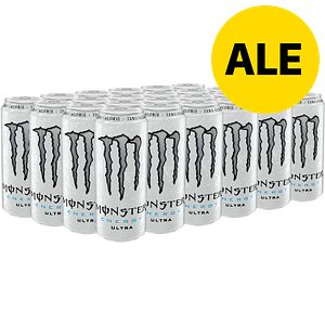 Monster Energy Ultra -energiajuoma, 500 ml, 24-PACK