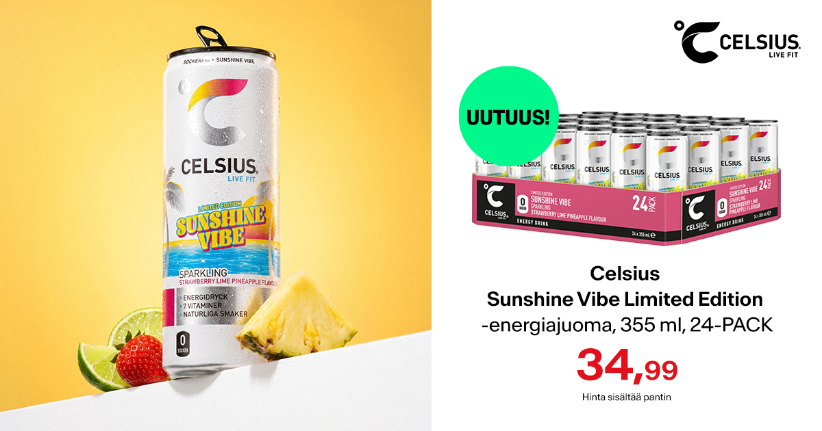 Celsius Sunshine Vibe energiajuoma