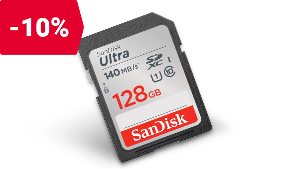 SanDisk SD-kaart 128 GB