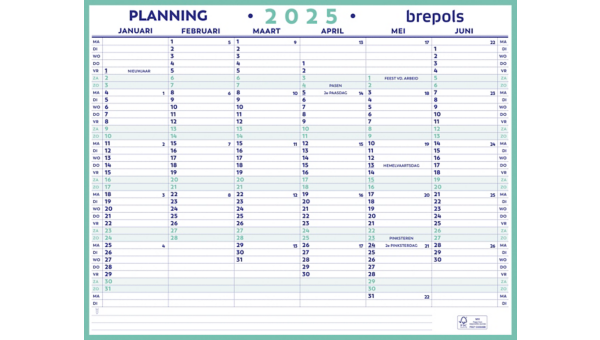 Brepols Recto Verso jaarplanner 2025