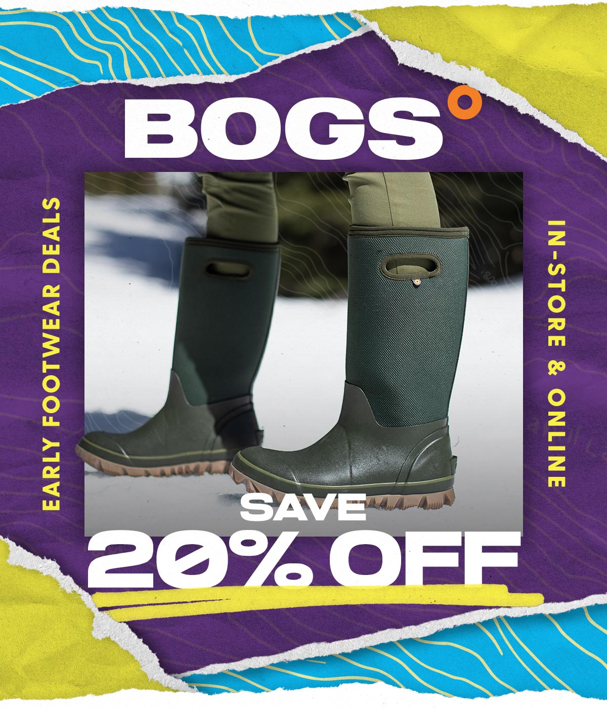 Early Footwear Deals—Save 20% Off Bogs Boots