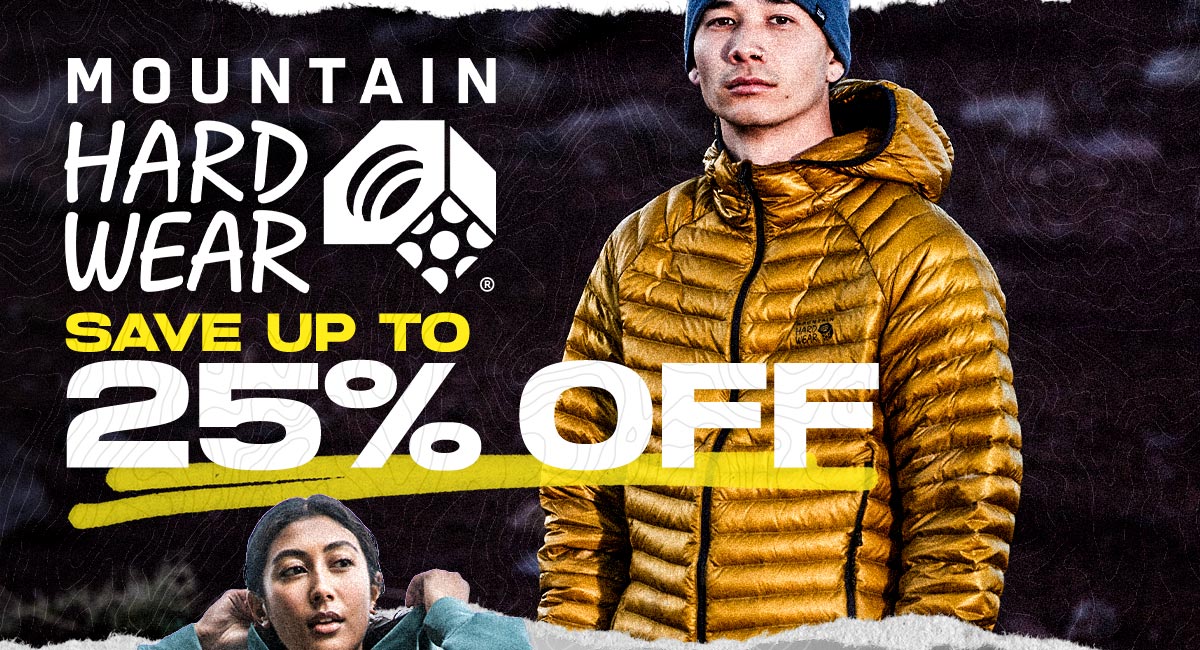 Save up to 25% Off Select Mountain Hardwear