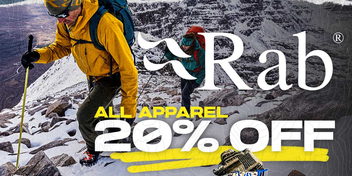 Save 20% Off All Rab Apparel