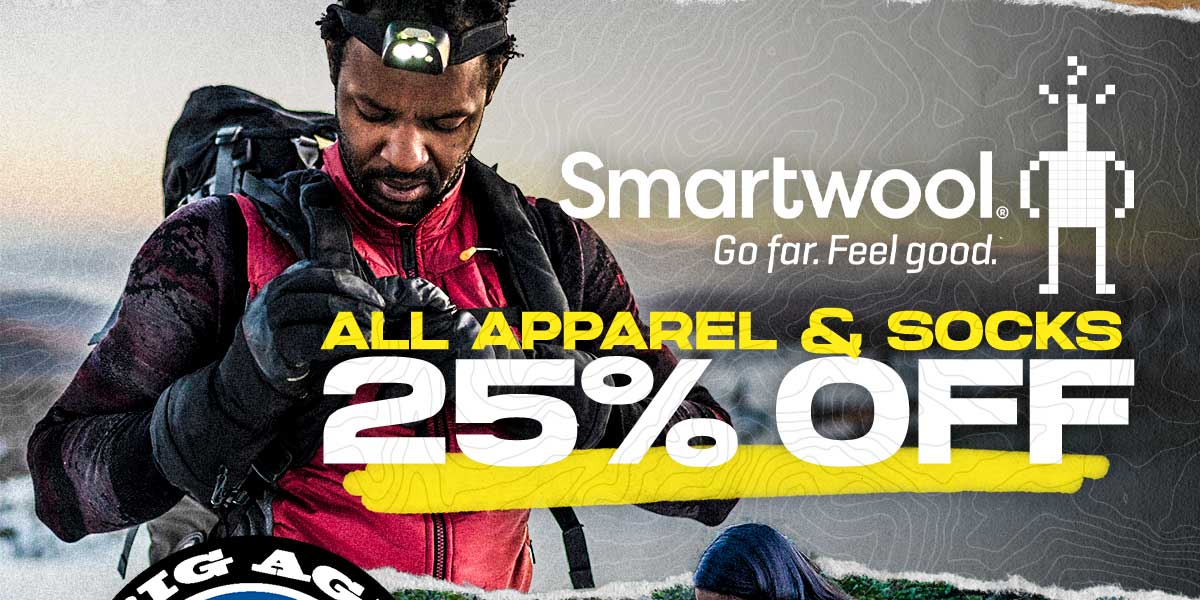 Save 25% Off All Smartwool Apparel, Socks & More