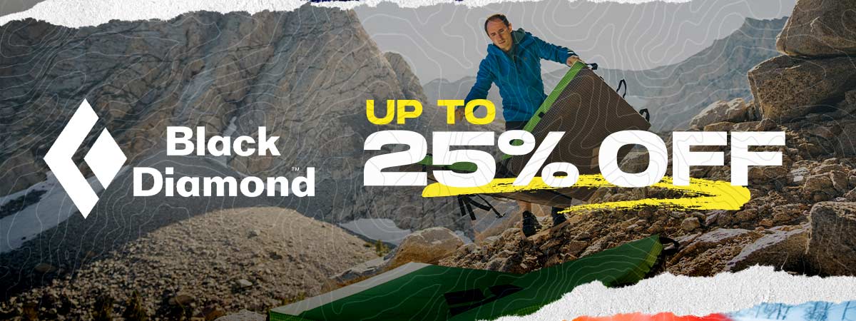 Up to 25% Off Black Diamond