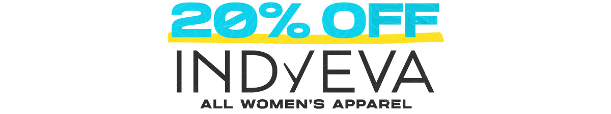 Save 20% Off All Indyeva