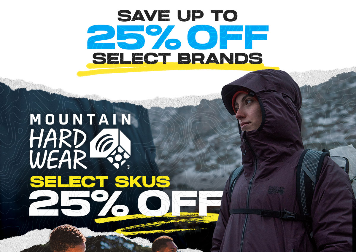 Save Up To 25% Off Select Mountain Hardwear