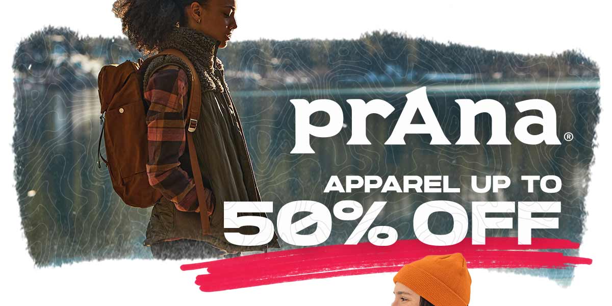 Save up to 50% Off prAna