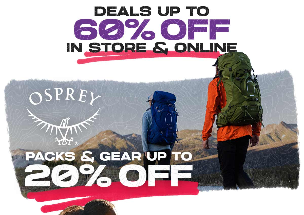 Save up to 20% Off Osprey