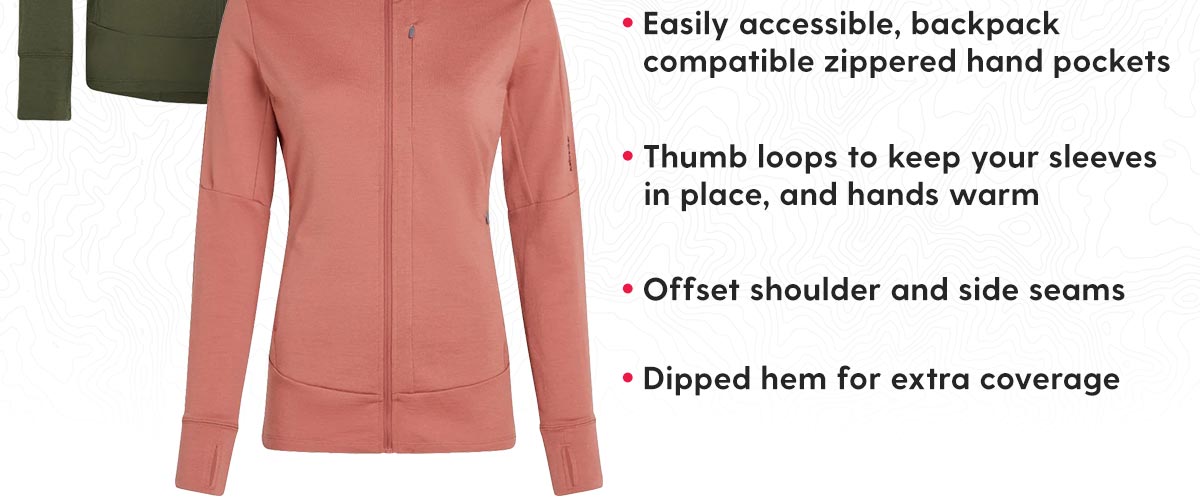 Women's Merino Quantum LS Zip Hoodie