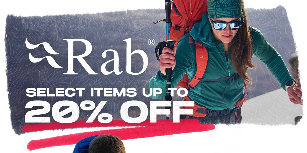 Save up to 20% Off Rab