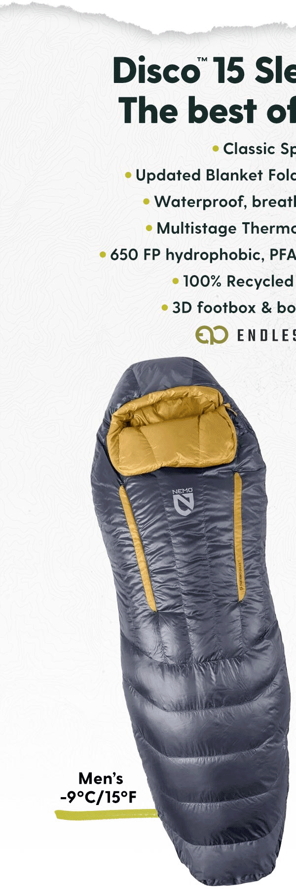 Shop Men's Disco™ 15 -9C/15F Sleeping Bag