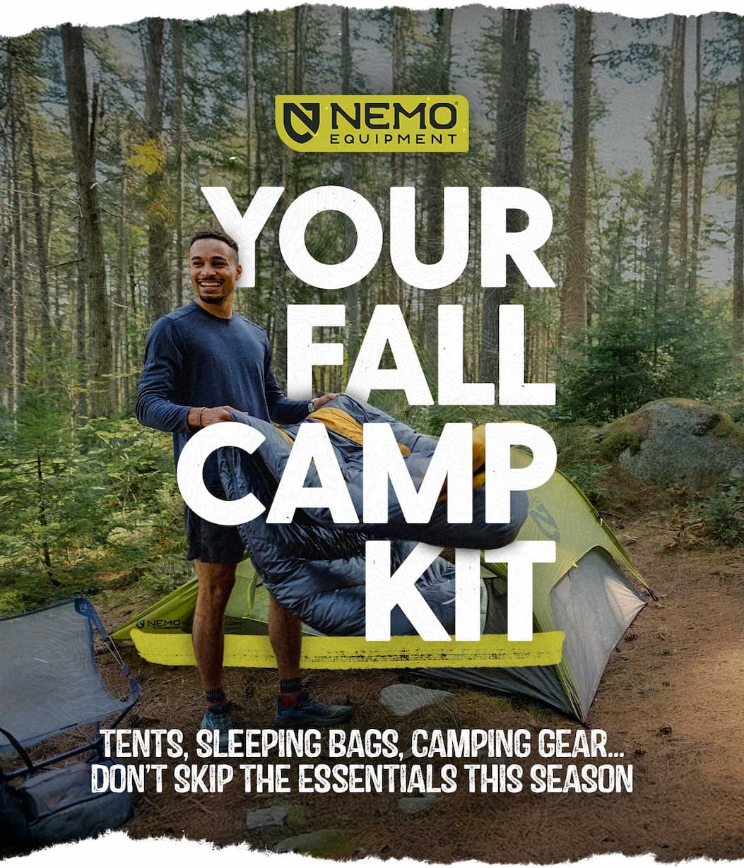 NEMO Equipment: Your Fall Camp Kit