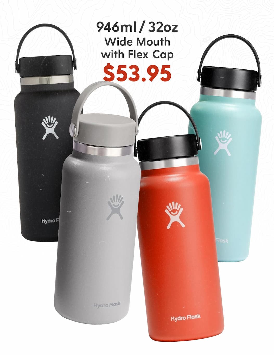 Hydro Flask 946ml/32oz Wide Mouth with Flex Cap - $53.95