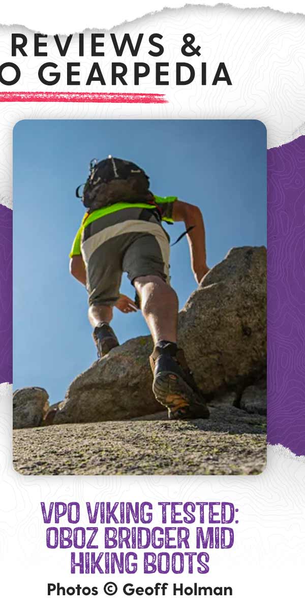 VPO Viking Tested: Oboz Bridger Mid Hiking Boots Review