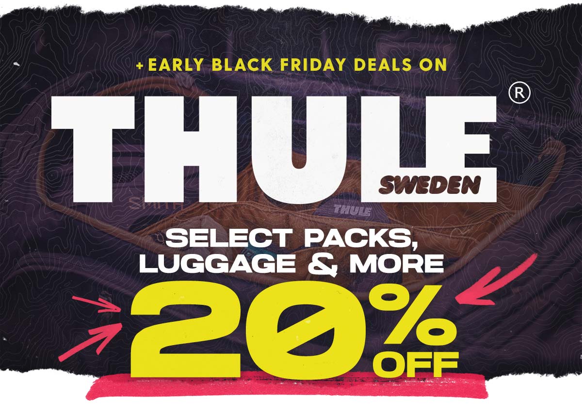 THULE: Save 20% Off Select Packs, Luggage & More