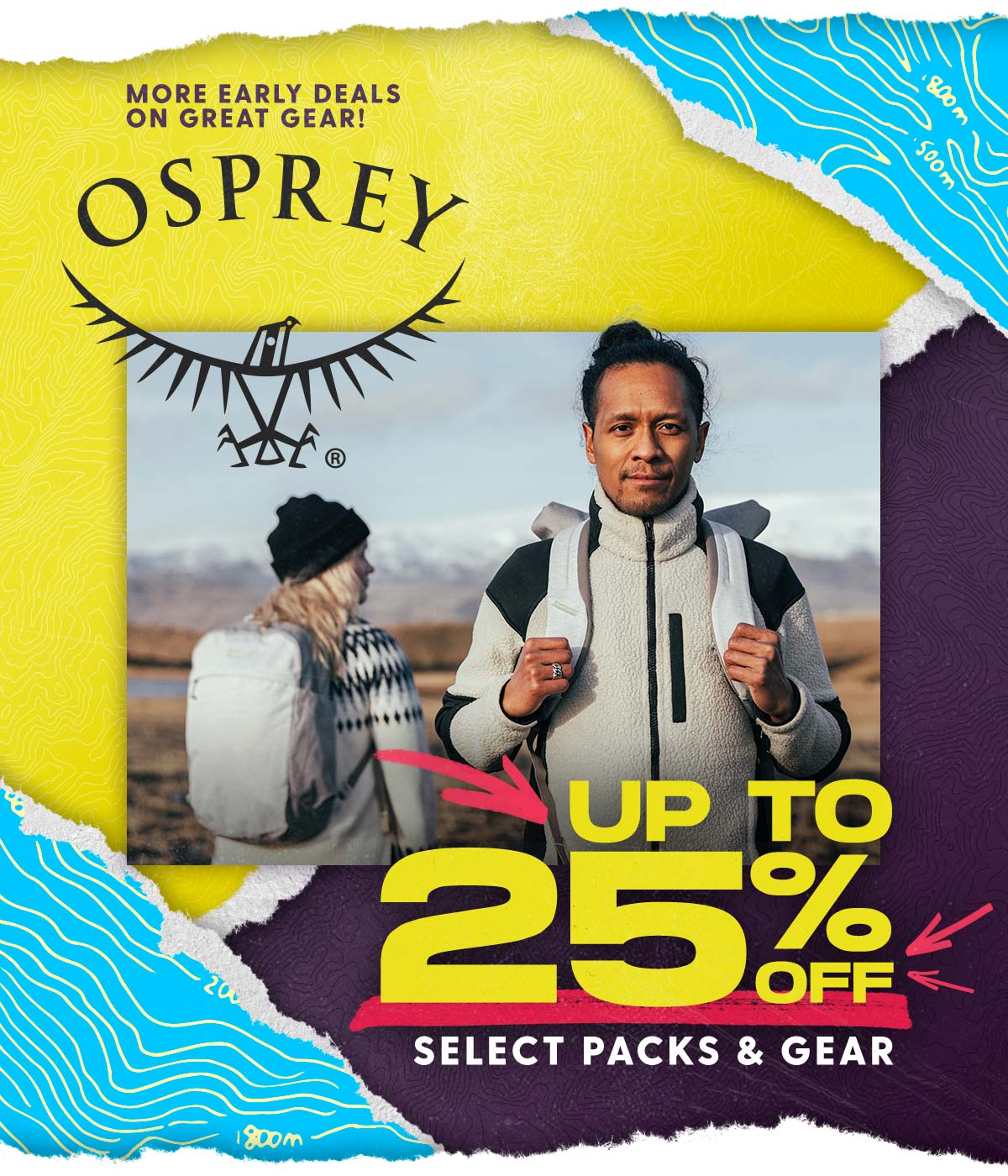 Save up to 25% Off Select Osprey Packs & More