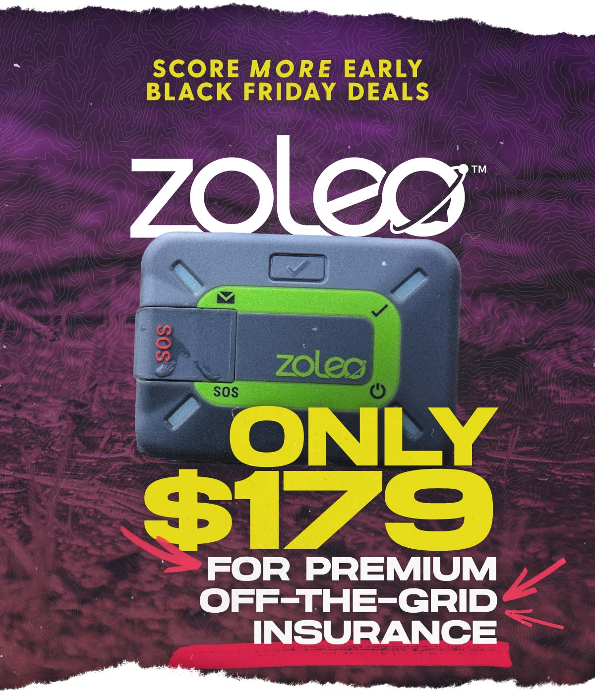 Zoleo Satellite GPS Only $179