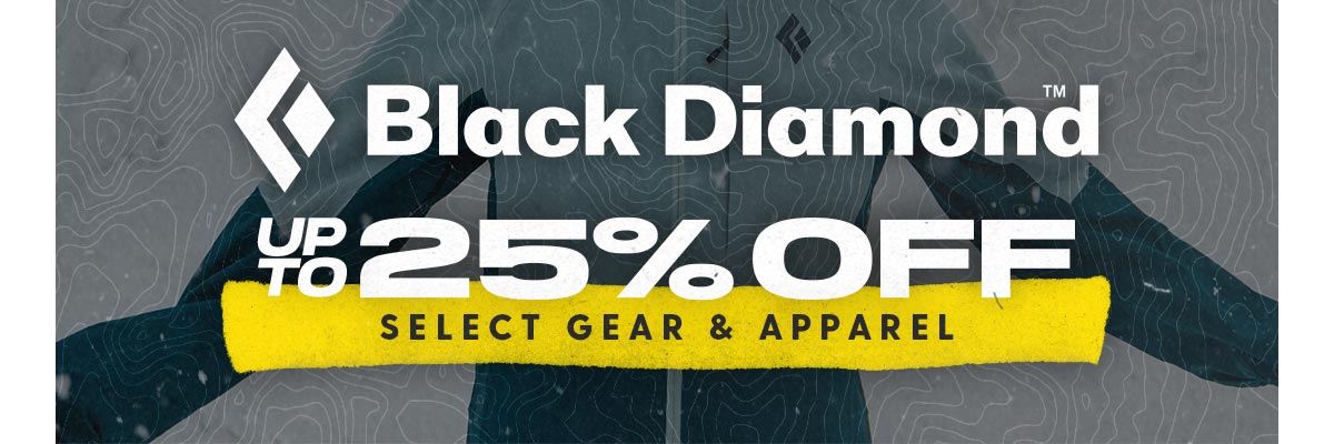 Up to 25% Off Black Diamond