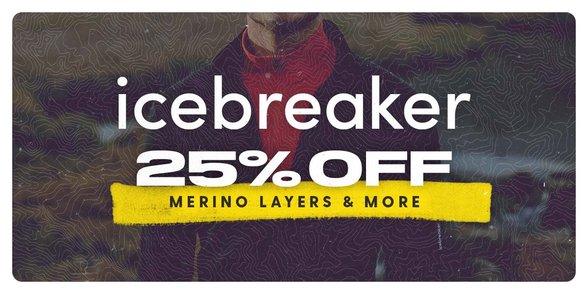 25% Off Icebreaker Merino Layers & More