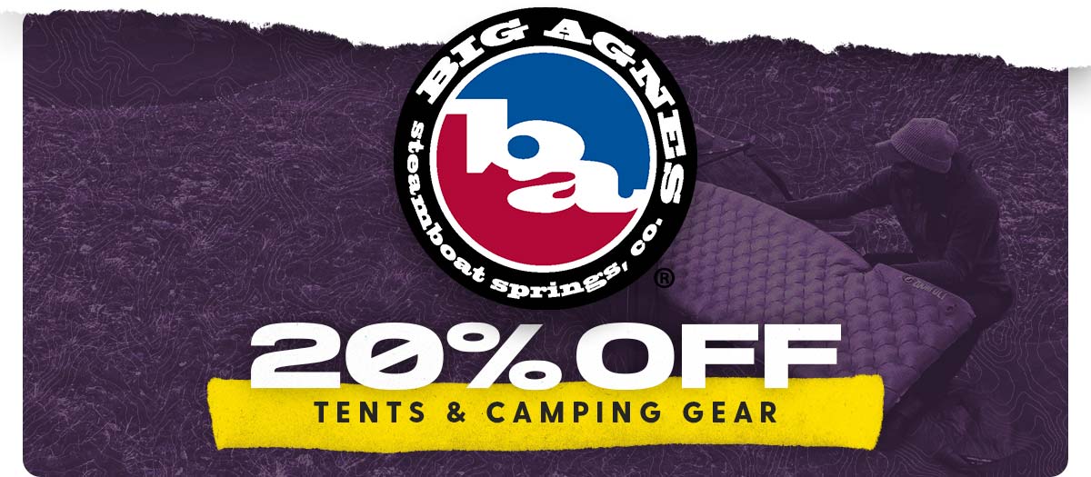 20% Off Big Agnes