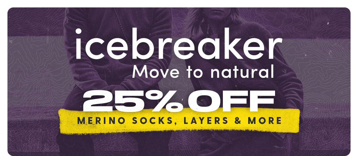 Save 25% Off Icebreaker Merino Apparel & More