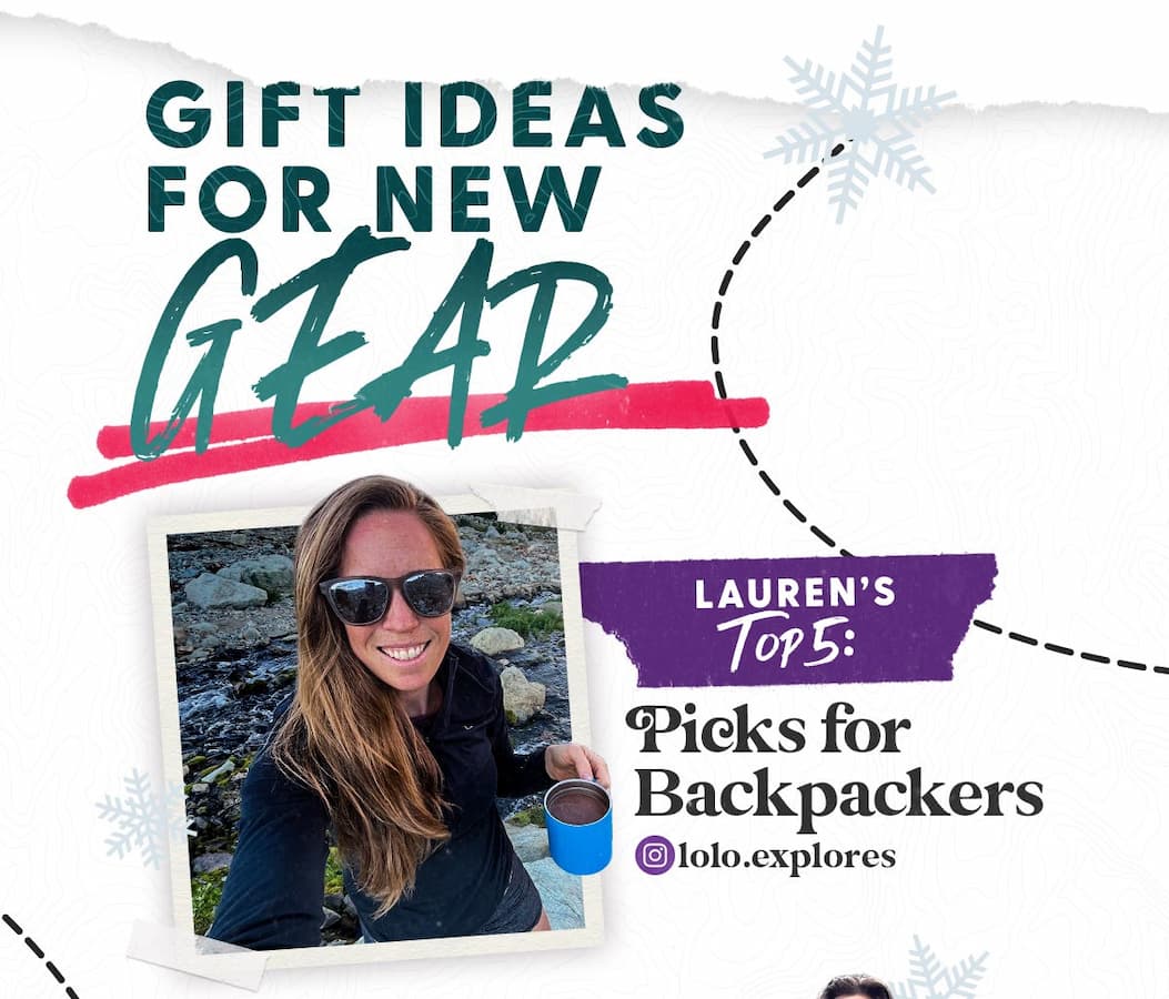 See Lauren's Top 5 Picks for Backpacking