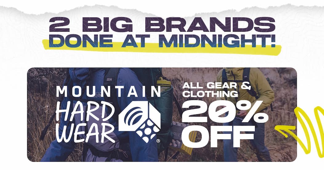 Save 20% Off All Mountain Hardwear