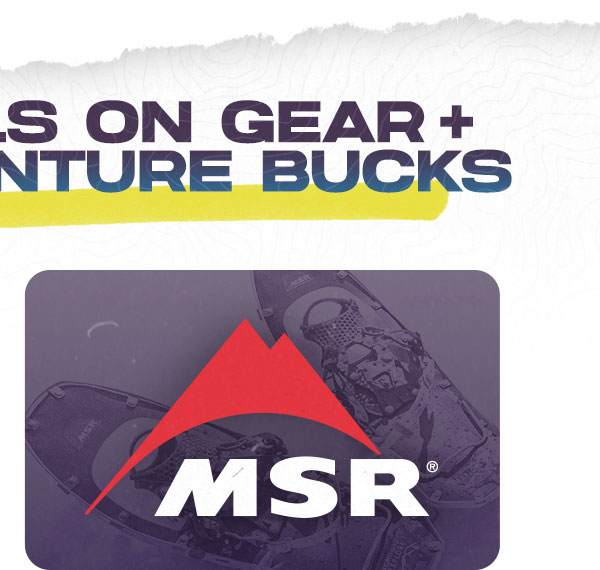 Shop Select MSR Gear