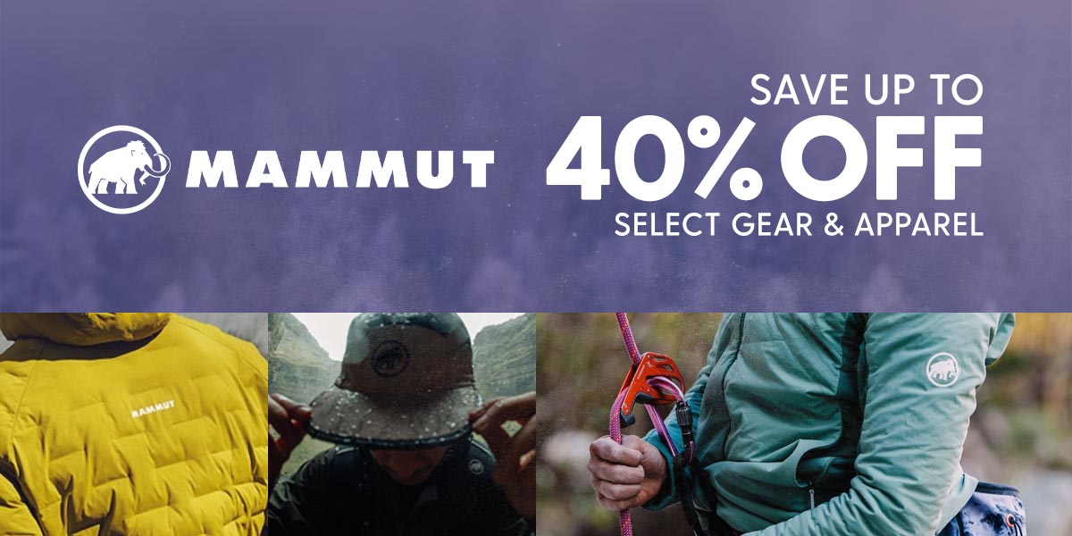 Save up to 40% Off Mammut