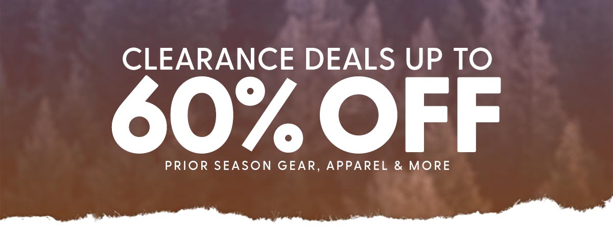 Save up to 60% Off Prior Season Gear, Apparel & More