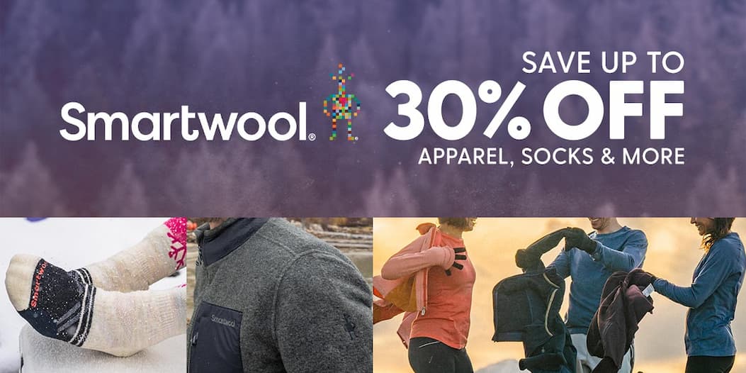Save up to 30% Off Smartwool