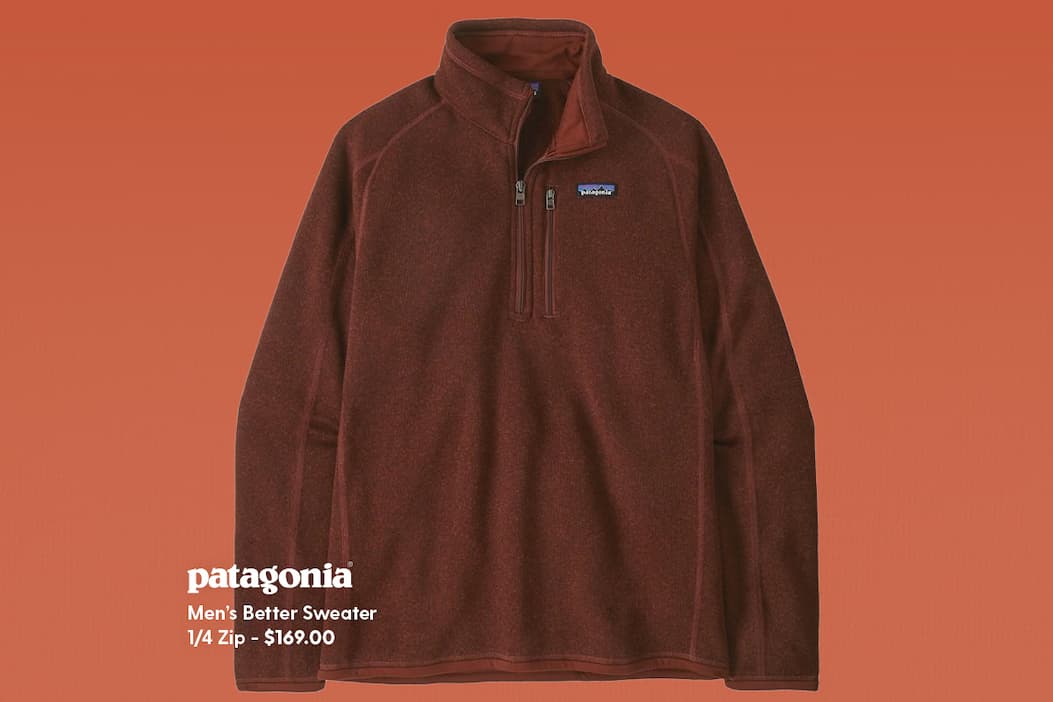 Shop Men's Patagonia Better Sweater 1/4 Zip - $169.00