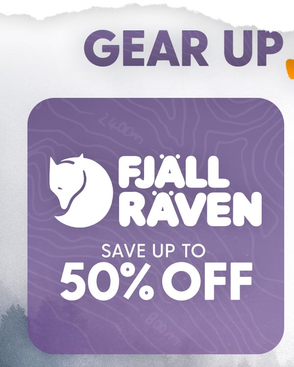 Save up to 50% of Fjällräven