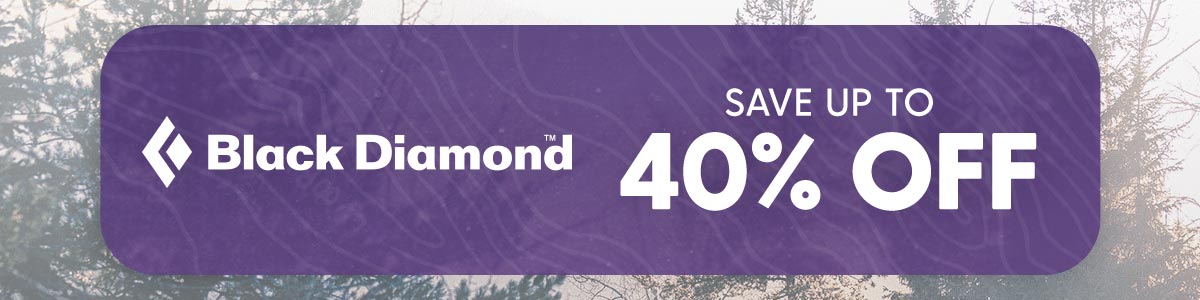 Save up to 40% Off Black Diamond