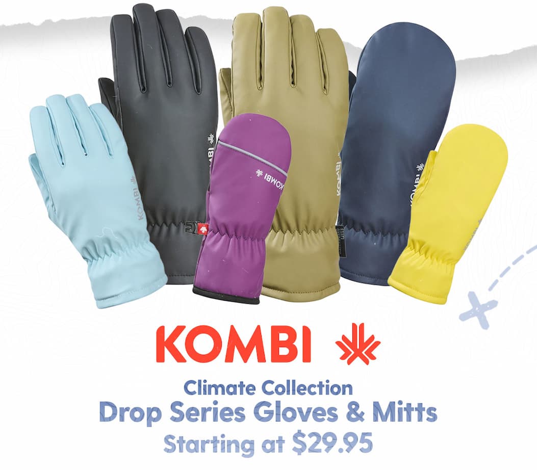 Shop The Kombi Drop Series Gloves & Mitts starting at $29.95