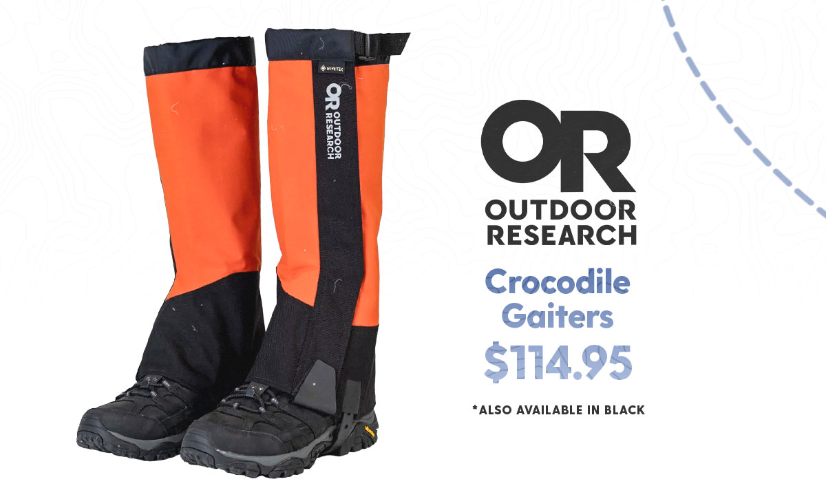 Shop Outdoor Research Crocodile Gaiters - $114.95