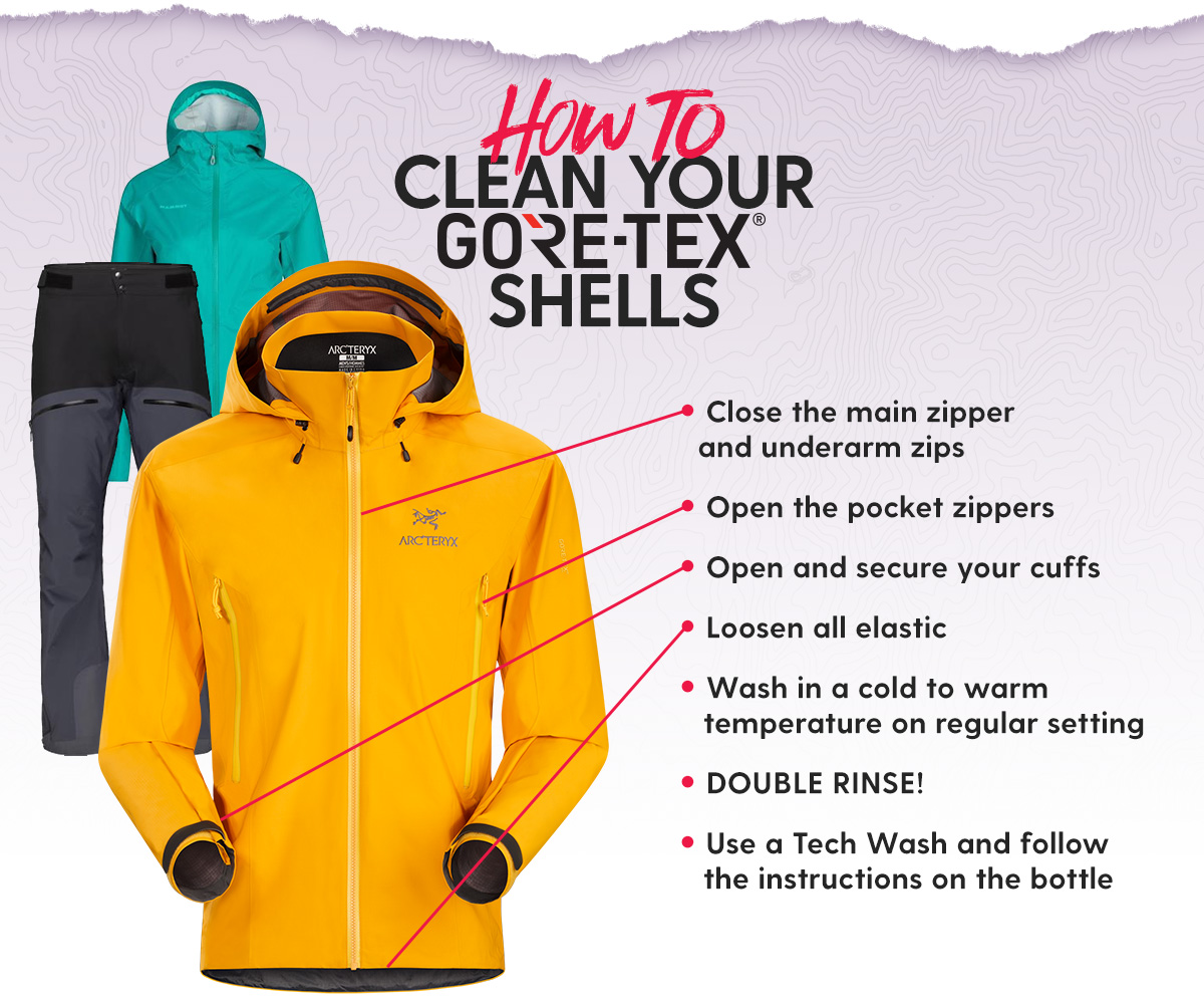 How to Clean Your GORE-TEX Shells