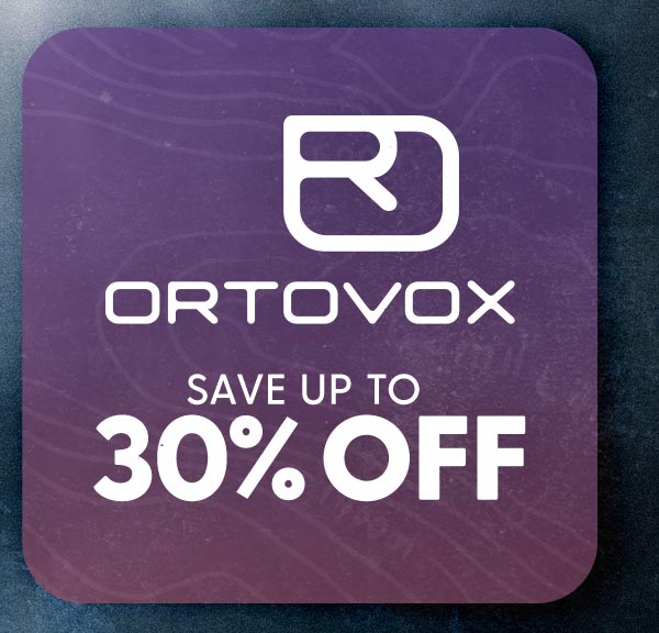 Save up to 30% Off Ortovox