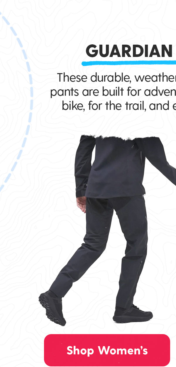 Women's Guardian Apex Pant: These durable, weatherproof GORE-TEX® ePE pants are built for adventures of all kinds—for the bike, for the trail, and everything in between.