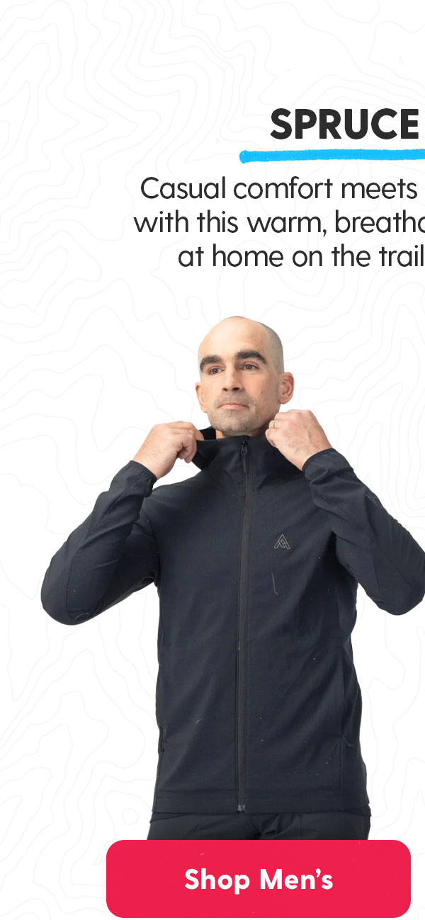 Men's Spruce Hoody: Casual comfort meets technical performance with this warm, breathable midlayer. It's just as at home on the trail as it is on the town.