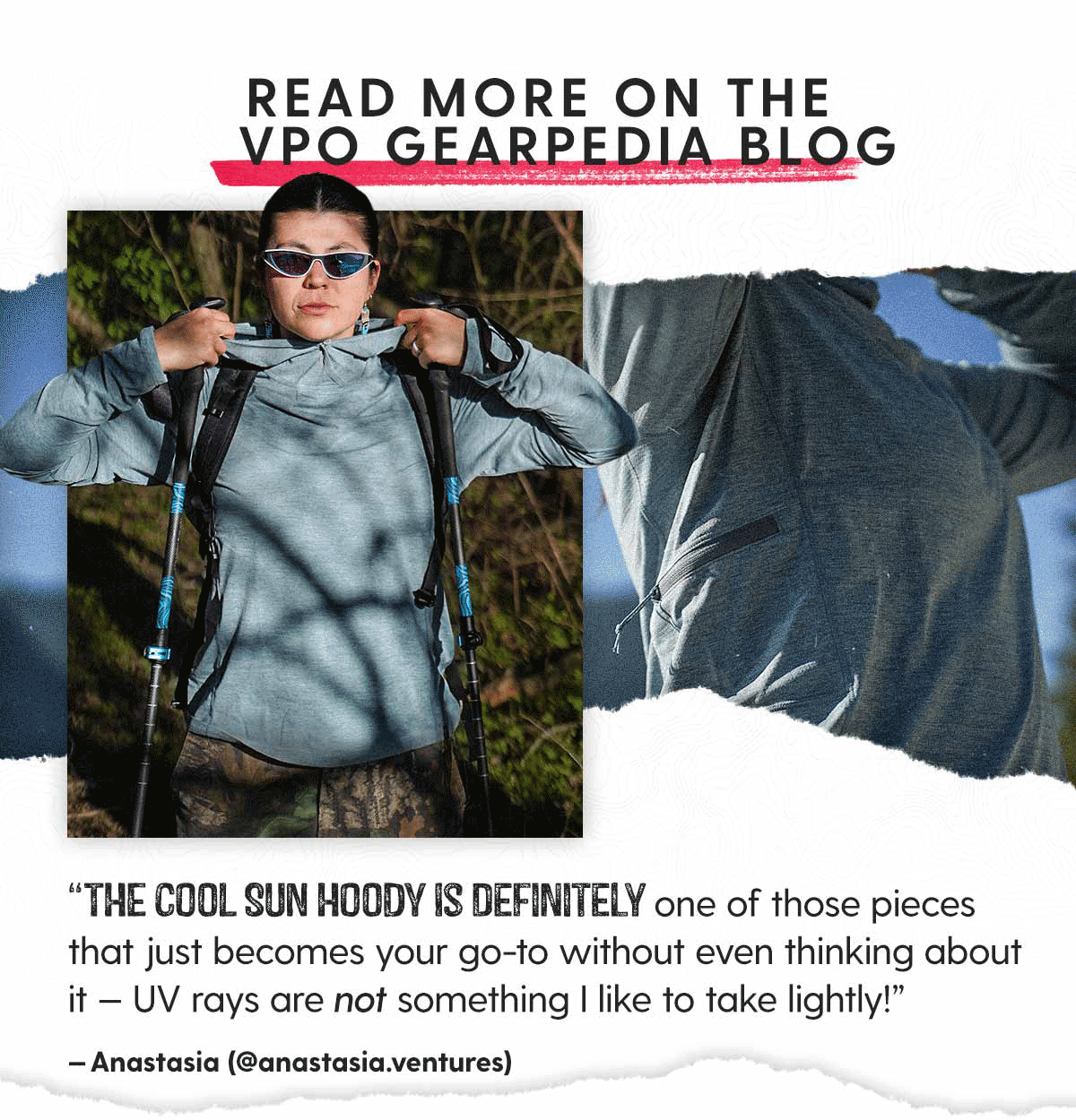 “The Cool sun hoody Is definitely one of those pieces that just becomes your go-to without even thinking about it — UV rays are not something I like to take lightly!” — Anastasia (@anastasia.ventures)