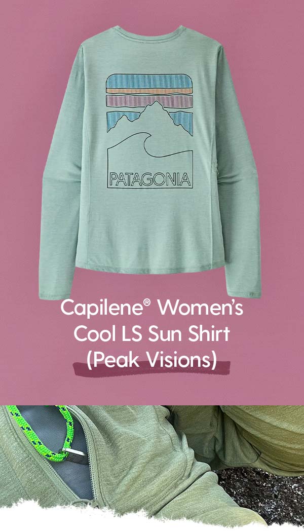 Shop Capilene® Cool LS Sun Shirt (Peak Visions) - Women's