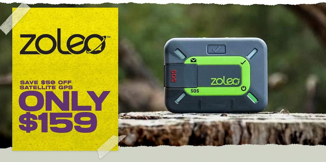 Only $159 for Zoleo Satellite GPS (Save $50)