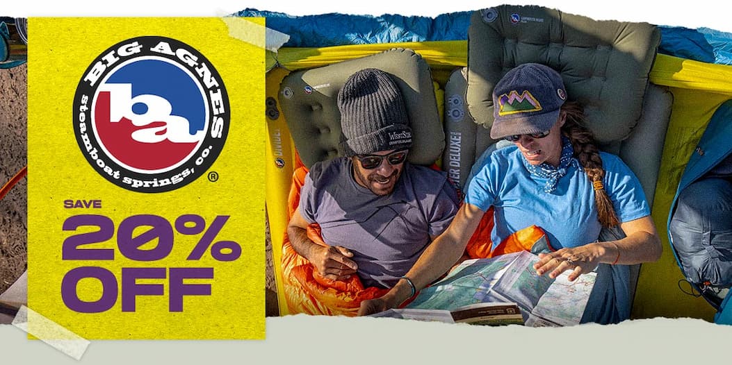 Save up to 20% Off Big Agnes